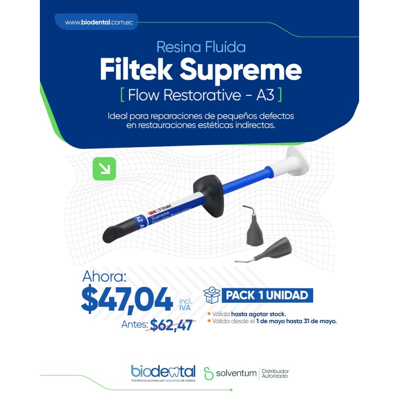 Promo Mayo filtek Supreme Azul A3 Promo Mayo filtek Supreme Azul A3
