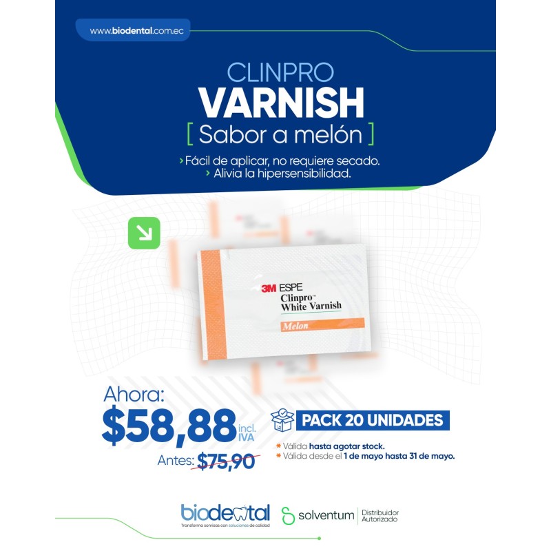 Promo Mayo Clinpro Varnish Promo Mayo Clinpro Varnish