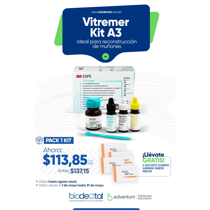 Promo Mayo Vitremer Kit A3 Promo Mayo Vitremer Kit A3