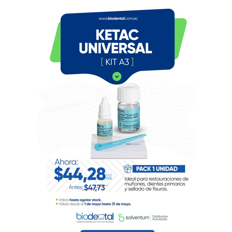 Promo Mayo ketac Universal Kit A3 Promo Mayo ketac Universal Kit A3